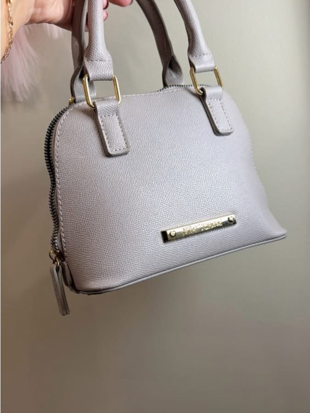 Betsey Johnson Mini Satchel with Gold Hardware